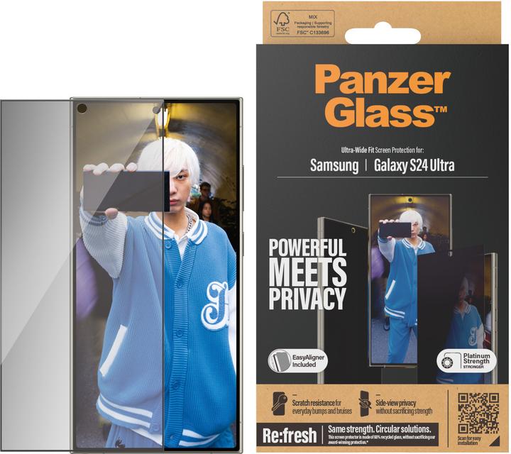 Image du produit PanzerGlass Privacy (1 pcs, Samsung Galaxy S24 Ultra)