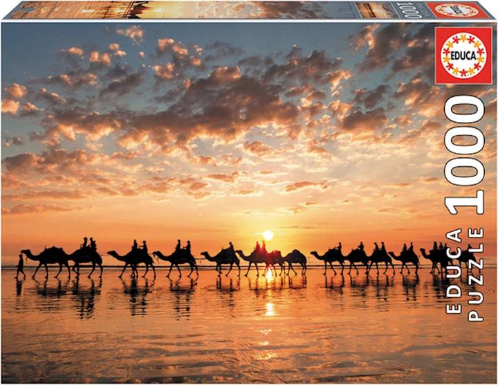 Image du produit Educa Coucher de soleil sur le câble de la plage (1000 pièces)