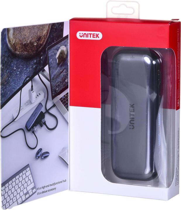 Immagine prodotto Unitek HUB di archiviazione USB-C DISC M.2 HDMI 2.0 PD 100W D1046A (USB-C, 6 porte)
