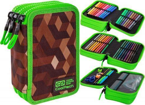 Cool Astuccio per matite Coolpack Astuccio per matite a tre camere con Jumper Pixele come Minecraft