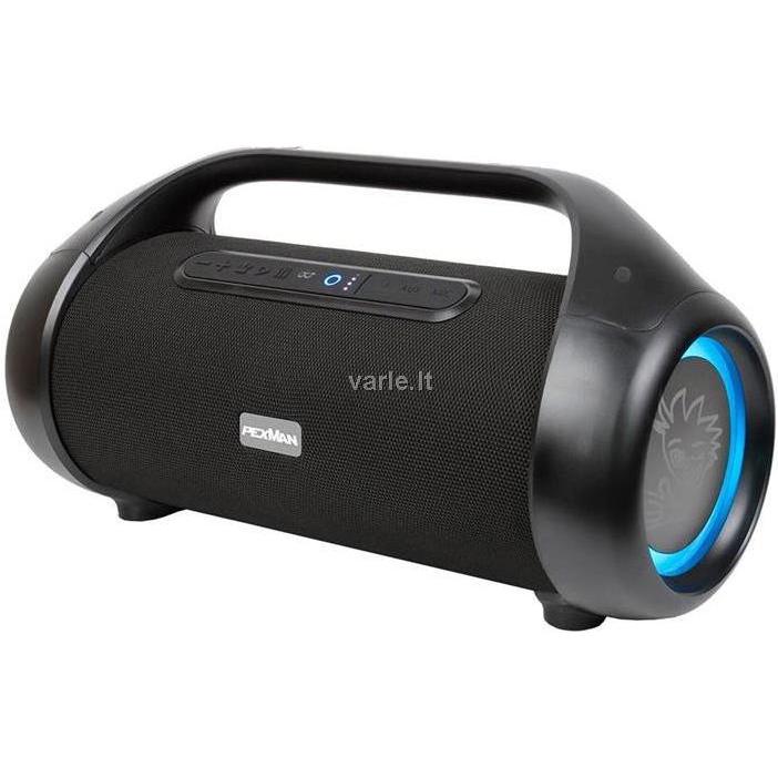 Pexman PM-50 (18 h, Akkubetrieb), Bluetooth Lautsprecher, Schwarz
