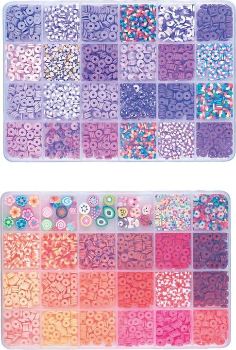 Immagine prodotto Polymerperlen in Lila-Rosa-Tönen