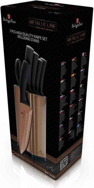 Actual product image BerlingerHaus KNIFE SET BH-2401 Rose Gold