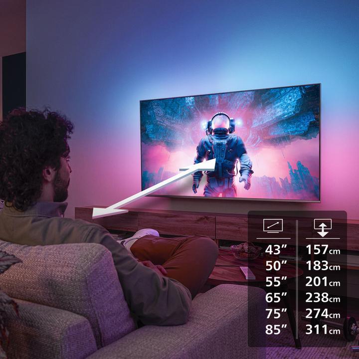Produktbild Philips 65PUS8500/12 (65", PUS8500, QLED, 4K, 2025)