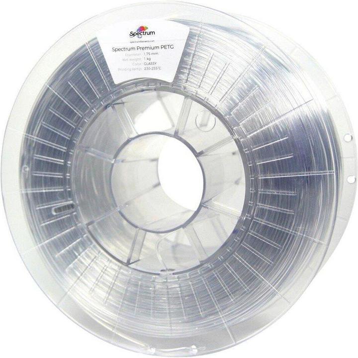 Image du produit Filament / PETG / GLASSY / 1,75 mm / 1 kg (PETG, 1.75 mm, 1000 g, Transparent)
