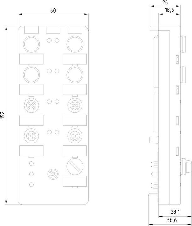 Produktbild Siemens SPS-E/A-Modul 3RK2100-1CQ00-0AA3 3RK21001CQ000AA3
