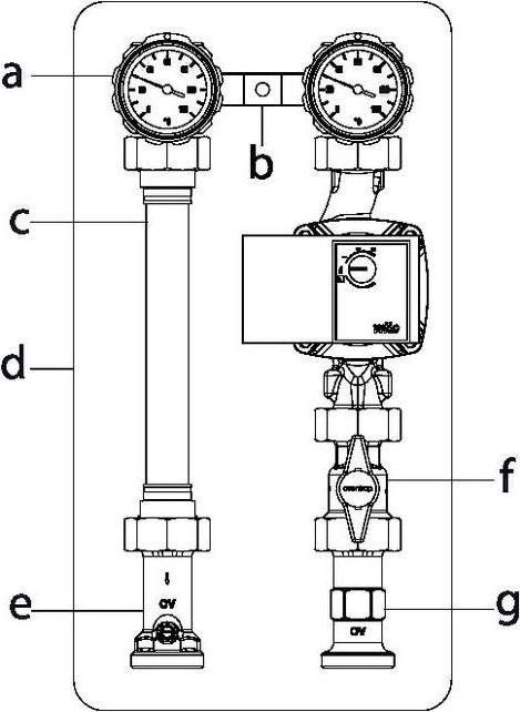 Produktbild Oventrop OV Kessel-Anbindesystem Regumat S-180 DN 25, mit PKH ohne Pumpe