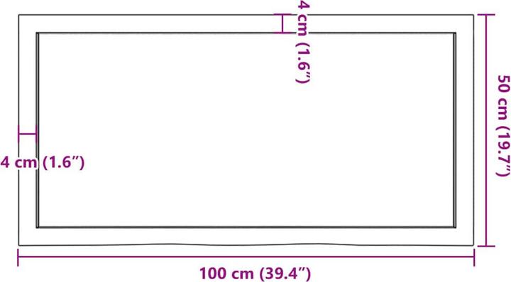 Immagine prodotto VidaXL Gianna (100 x 6 x 50 cm)