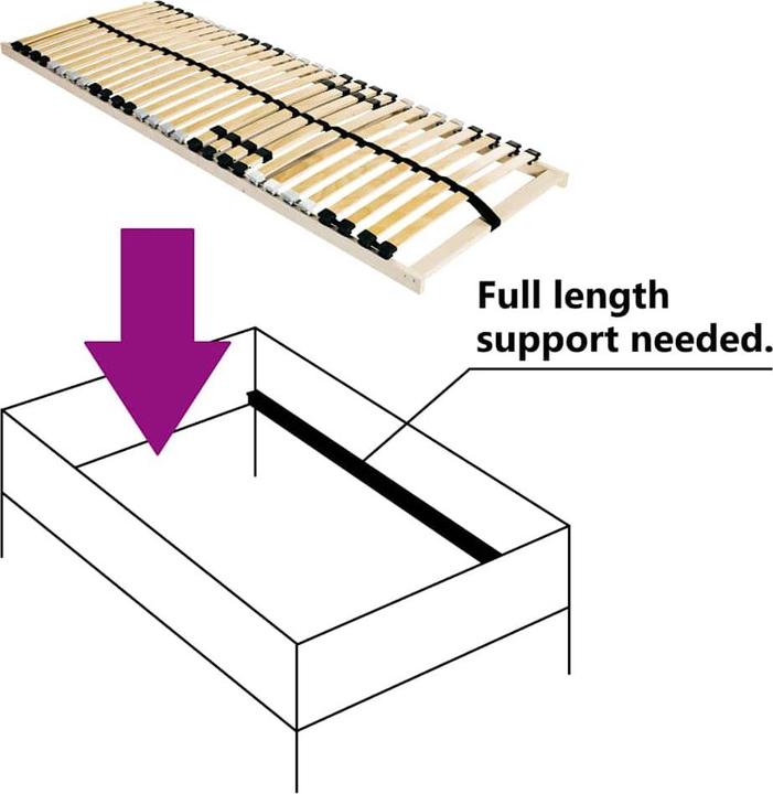 Produktbild vidaXL Lattenbett