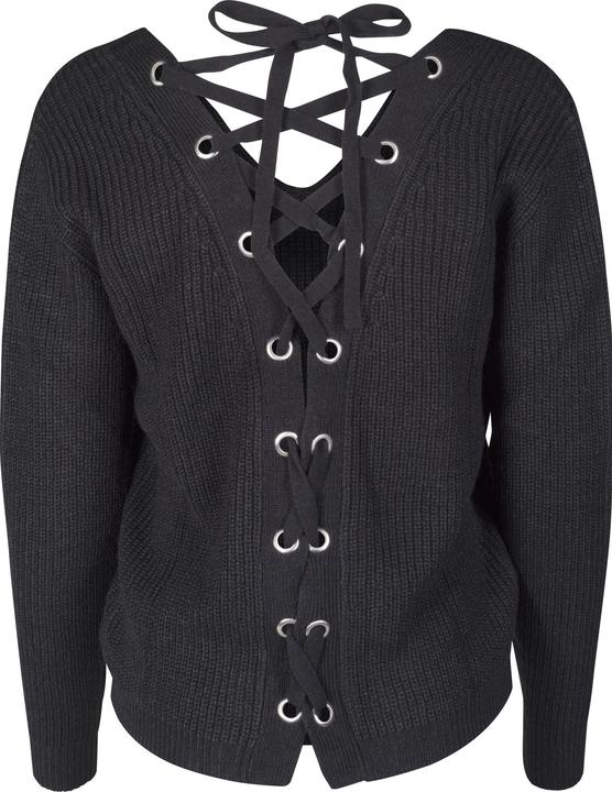 Actual product image Urban Classics Ladies Back Lace Up Sweater (S)