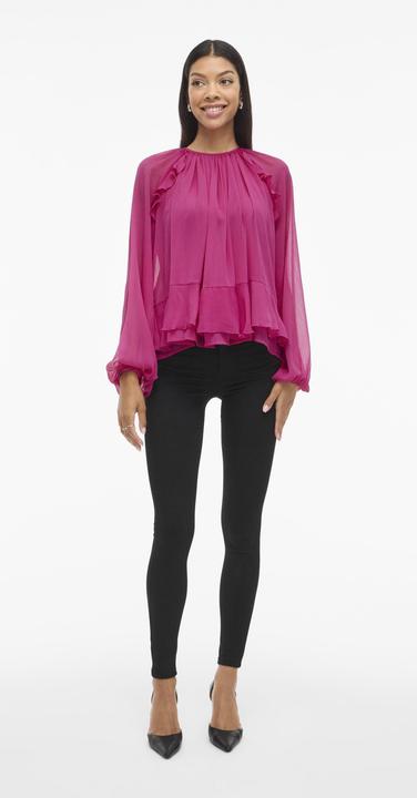 Immagine prodotto Vila VIHELA Rundhals Oberteil mit langen Ärmeln (36)