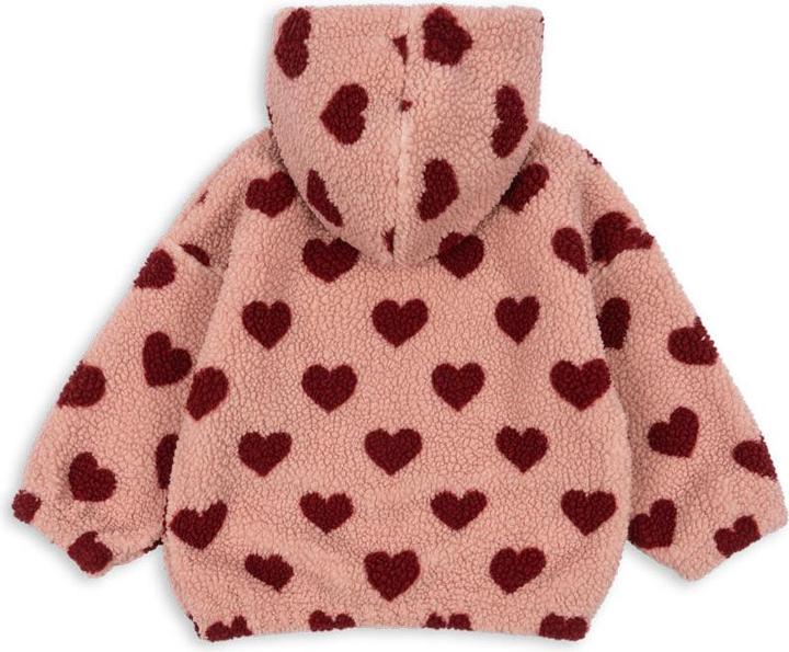 Actual product image Konges Slojd Jody TeddyHoodiejacke Coeur Mellow (122, 128)