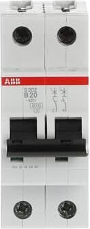 Produktbild ABB Sicherungsautomat S200 20A 2-P Typ B 6kA