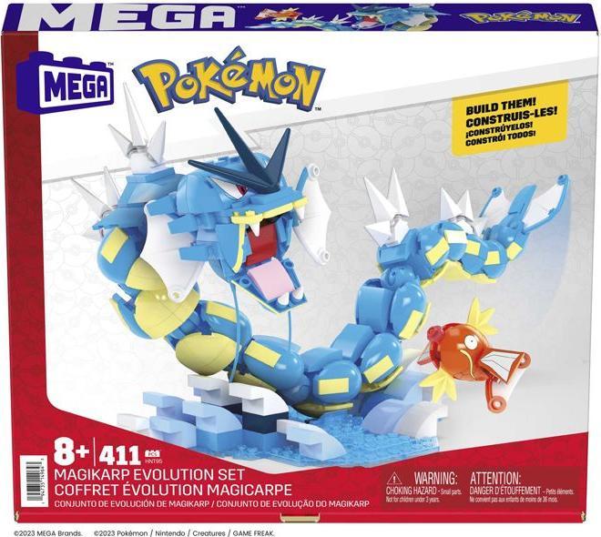 Actual product image Mattel MEGA Pokémon Karpador Evolution Set