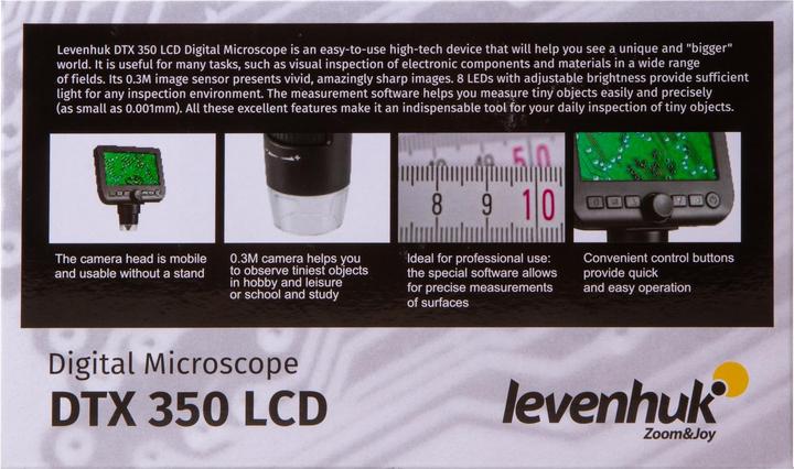 Immagine prodotto Levenhuk Microscopio digitale DTX 350, bianco/nero