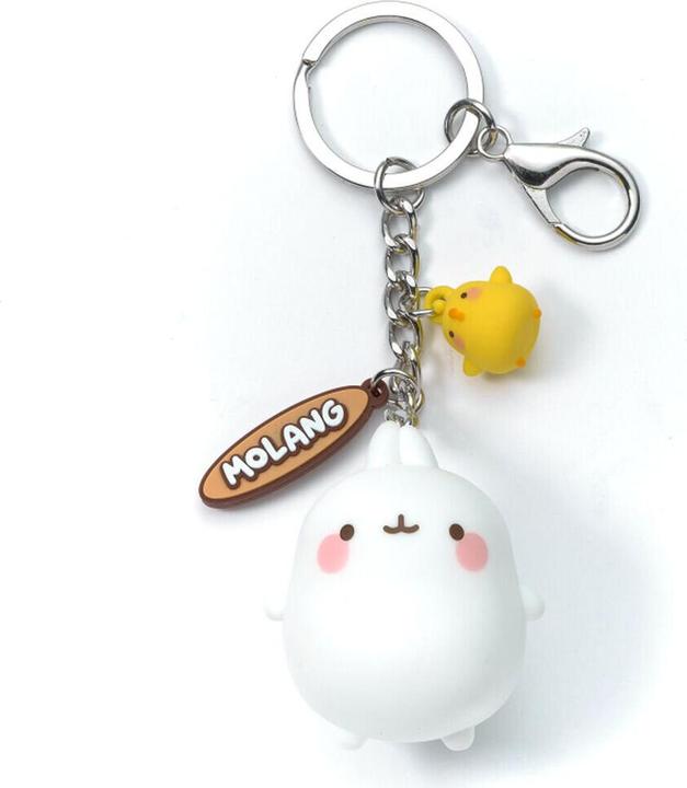 Actual product image Carat Molang and Piu Piu 3D keyring