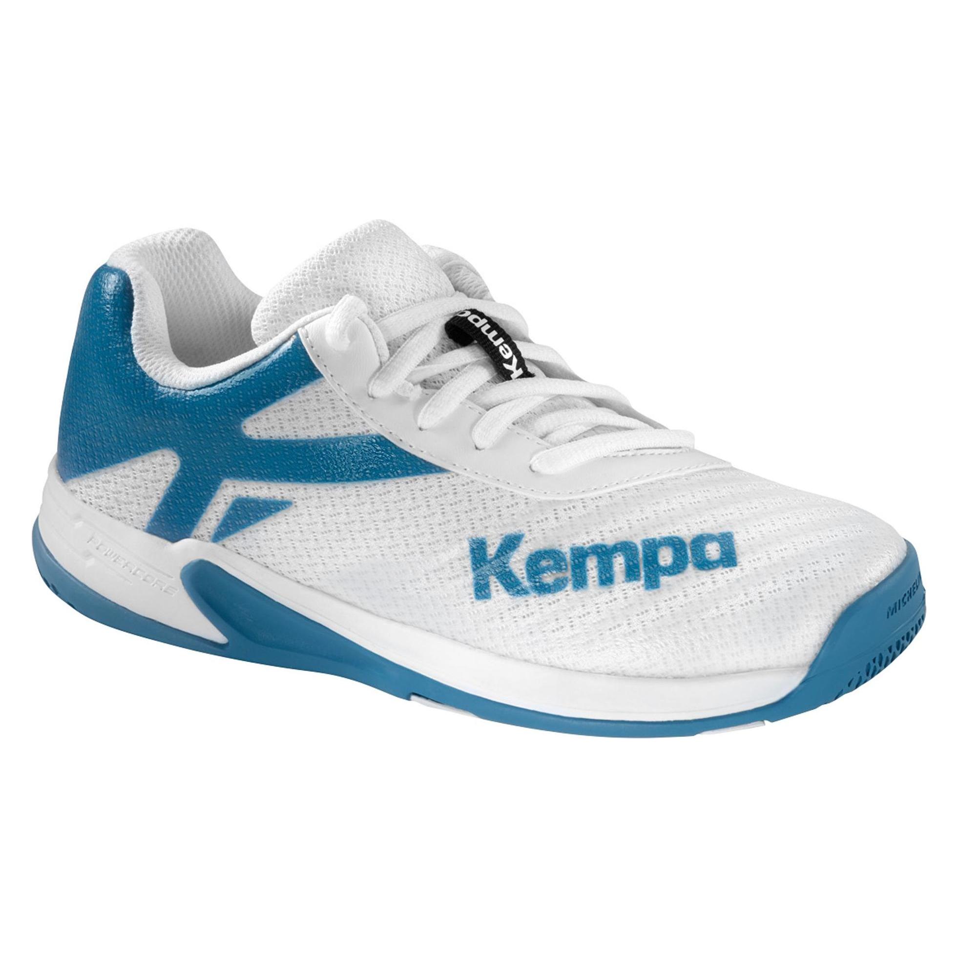 Kempa, Jungen, Hallenschuhe, Hallen-Sport-Schuhe Wing 2.0 Junior (33), Weiss