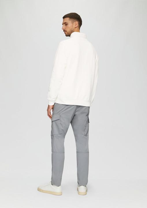 Produktbild S.Oliver Sweatshirt Sweatshirt mit Frontprint und Snood-Kragen (M)