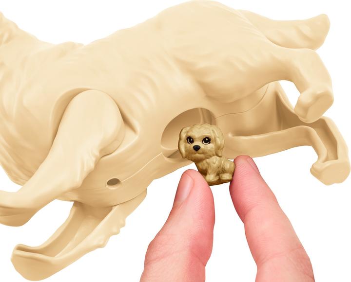 Actual product image Barbie BRB doll (brunette) with dog and puppies