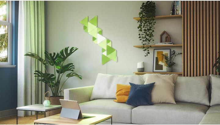 Produktbild Nanoleaf Shapes Mini Triangles Expansion Pack, 10 Stk. (200 lm)