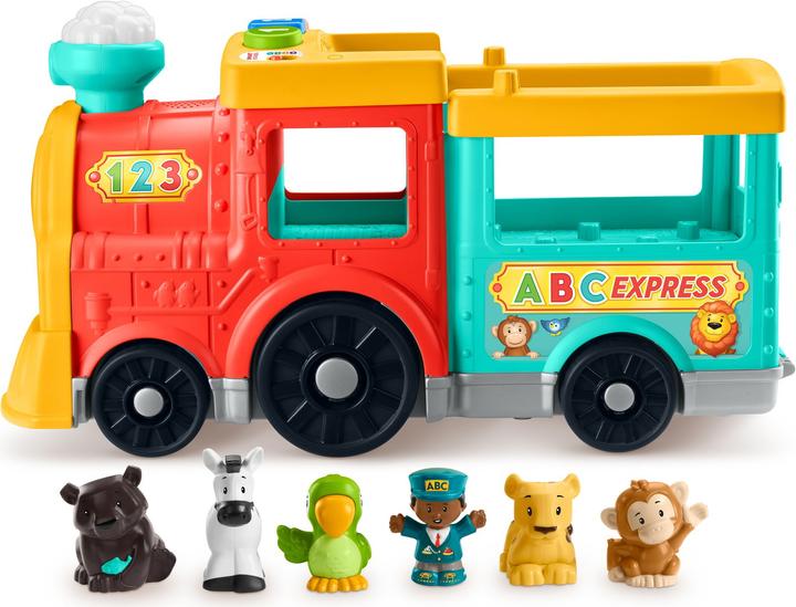 Image du produit Fisher-Price Little People Grand train ABC des amis des animaux