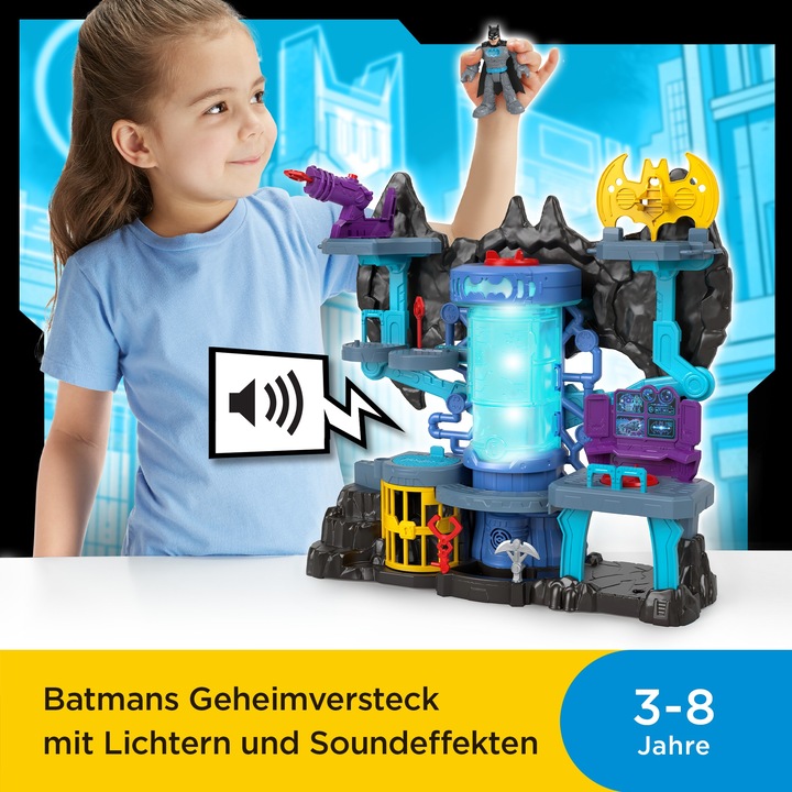 Immagine prodotto Mattel Bat-caverna Bat-Tech