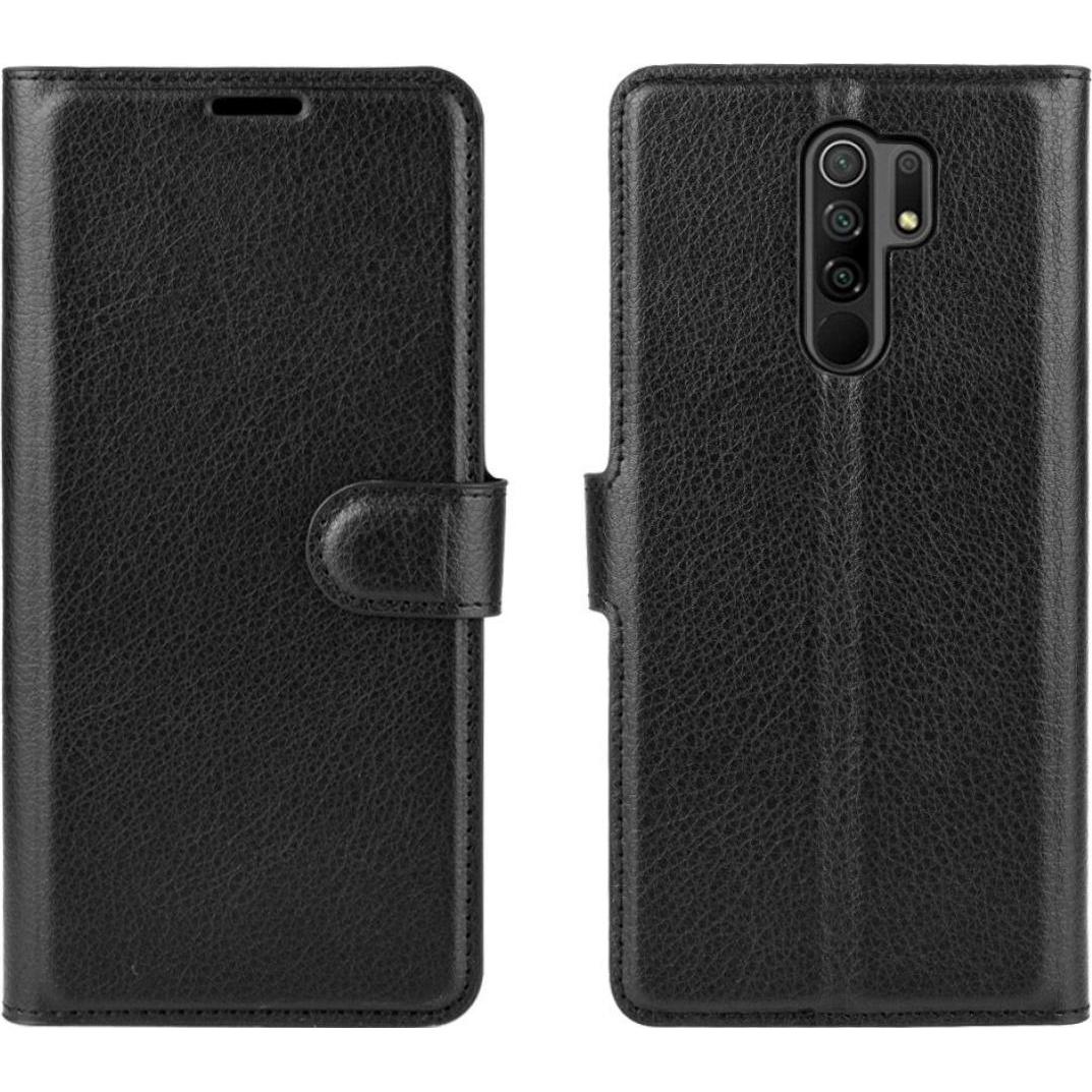 Thumbnail - Screenguard Xiaomi Redmi 9 Leather Guard Lederhülle (Xiaomi Redmi 9), Smartphone Hülle, Schwarz
