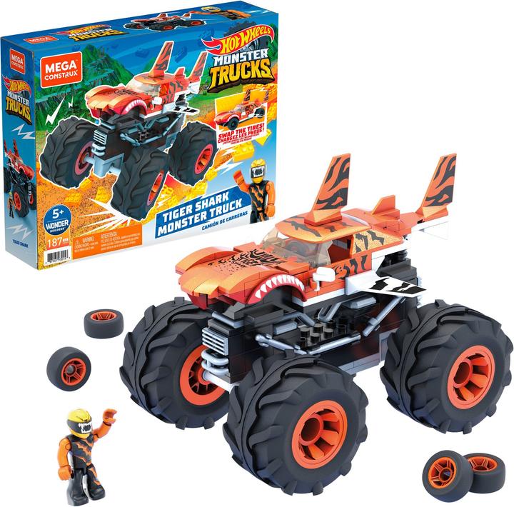 Mega Construx Mostro camion squalo tigre