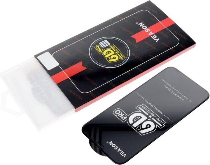 Produktbild 9H Glass Protective glass Veason 6D Pro Veason Glass - for Iphone 14 Pro Max black (1 Stück, Apple iPhone 14 Pro Max)