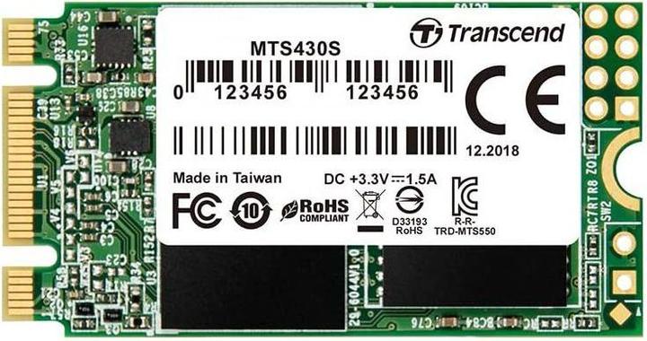 Nährwerte und Zutaten Transcend 430S (128 GB, M.2 2242)