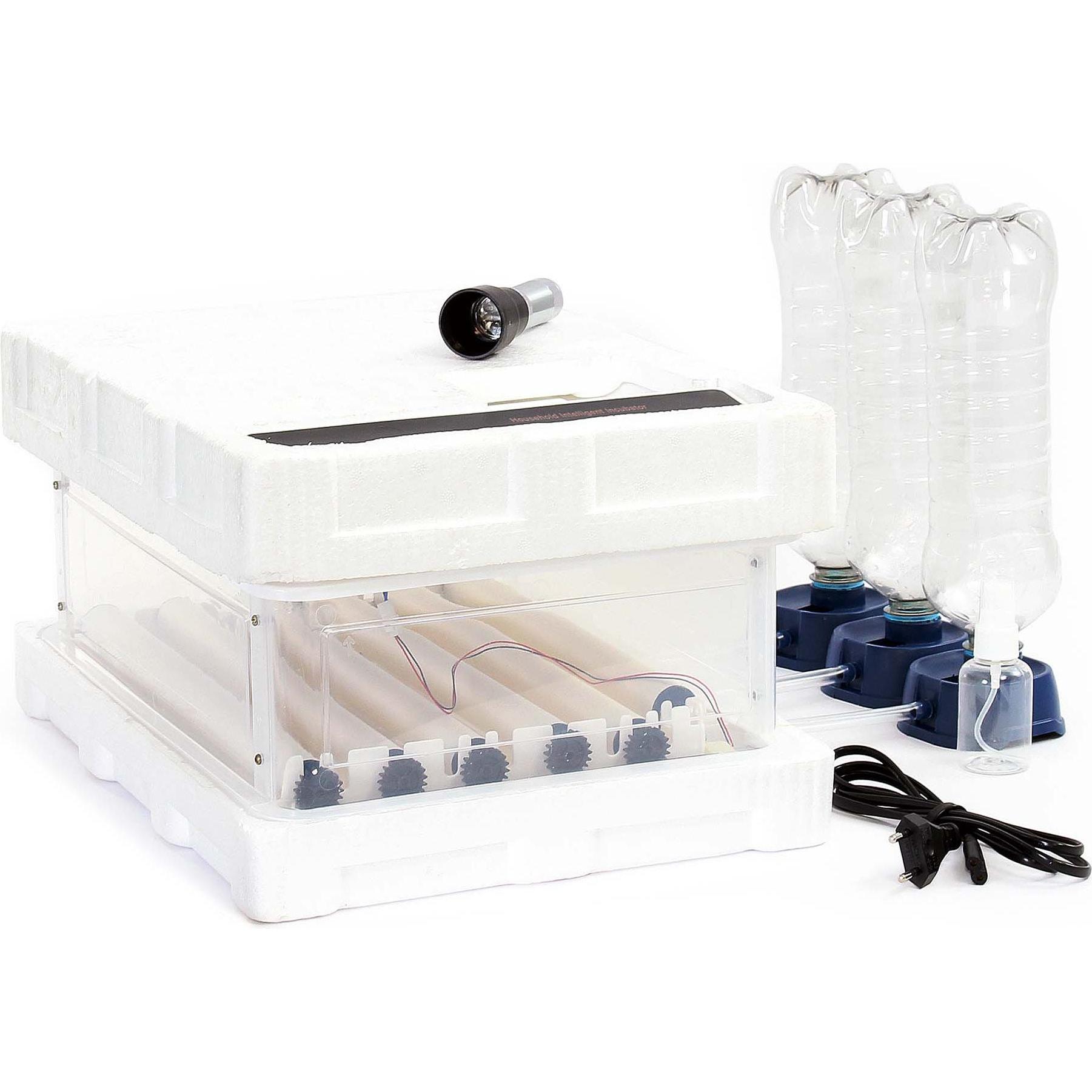 Fudajo Vollautomatischer Flächenbrüter 24 Eier Brutmaschine Hühner Inkubator, Terrarium