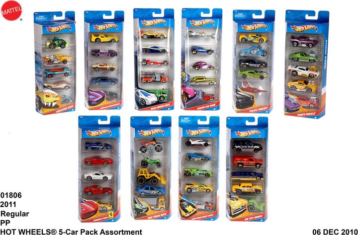 Produktbild Hot Wheels 5er Geschenkset Sortiment