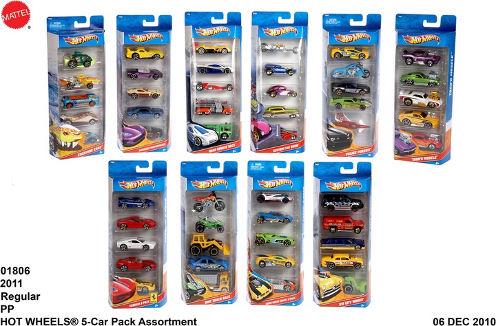 Produktbild Hot Wheels 5er Geschenkset Sortiment