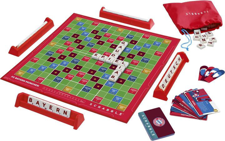 Actual product image Mattel Games Scrabble FC Bayern Munich (German)