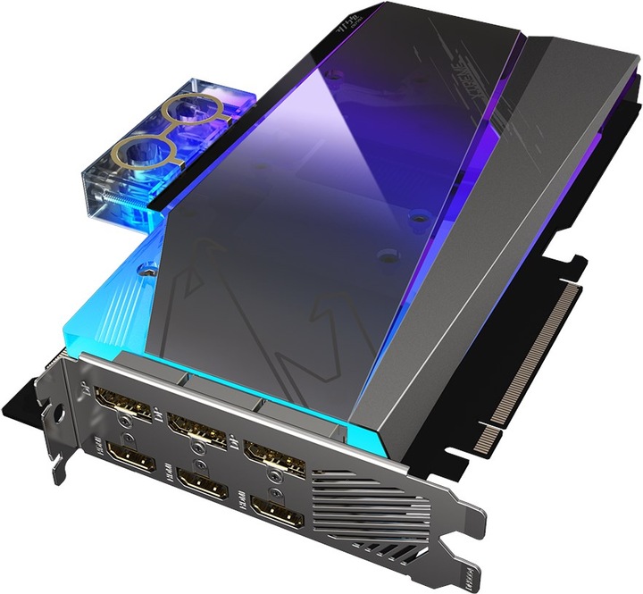 Actual product image Gigabyte Aorus GeForce RTX 3090 Xtreme Waterforce WB 24G, 24576 MB GDDR6X (24 GB)