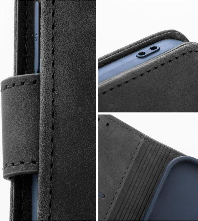 Produktbild Forcell Back panel cover OEM TENDER Book Case for XIAOMI Redmi 10 / 10 2022 black (Xiaomi Redmi 10)