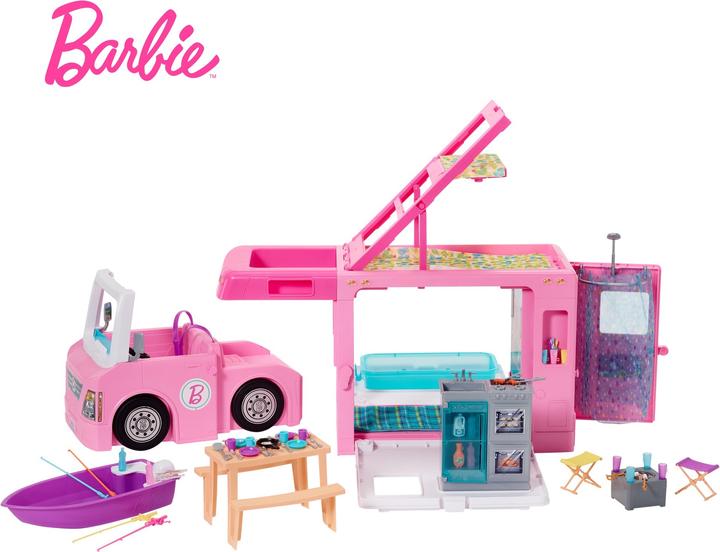 Actual product image Barbie 3-in-1 Super Adventure Camper with Accessories