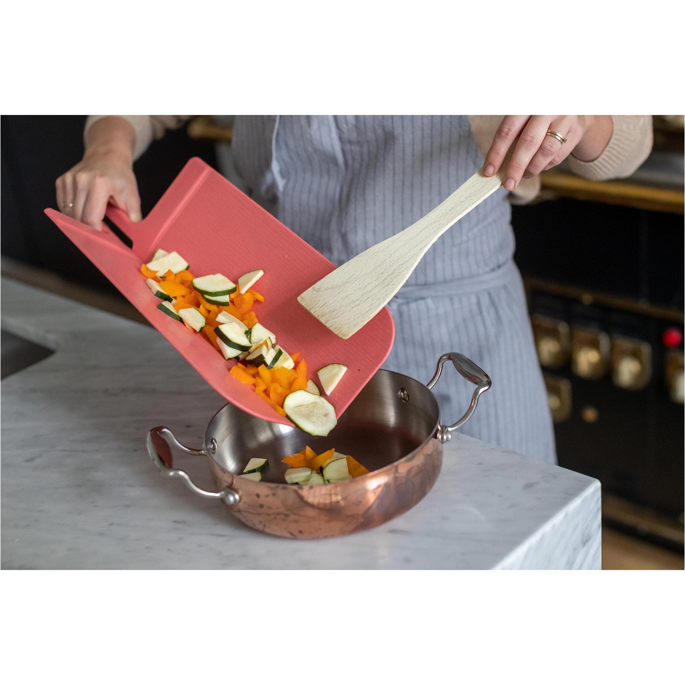 Thumbnail - Koziol Schneidebrett Snap L 24.2 cm x 46.4 cm, Koralle, Schneidebrett, Rot