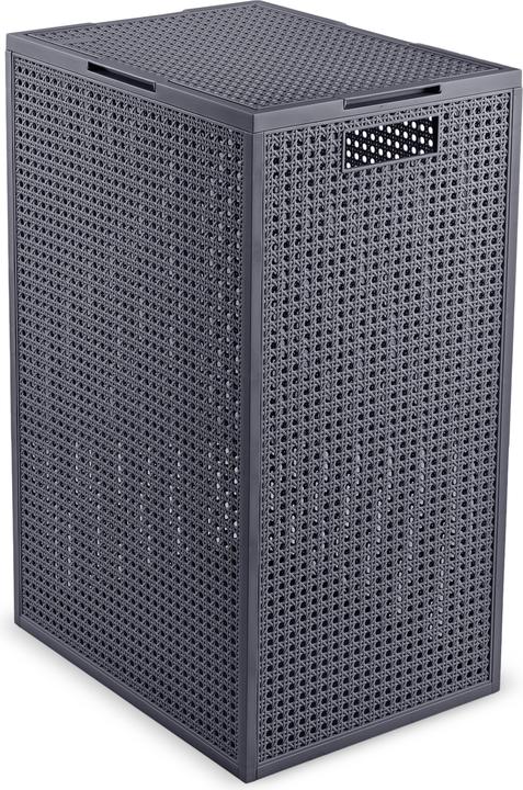 Curver Kosz na pranie KOSZ NA BIELIZNĘ KAYA 60L CIEMNOSZARY (60 l)