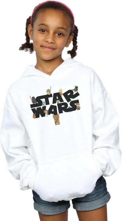 Image du produit Star Wars - Sweat à capuche KIDDIE LOGO - Fille (140, 146)