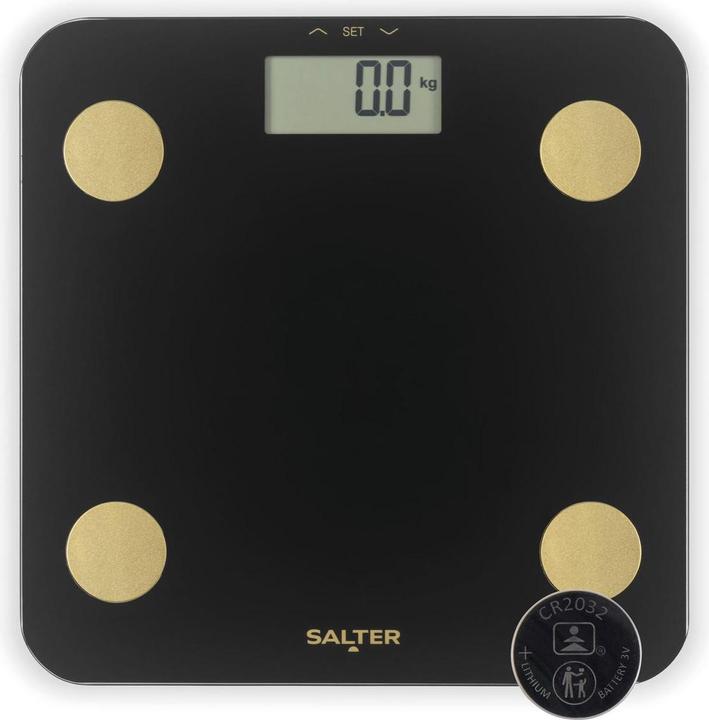 Produktbild Salter SA00714BGCFEU12 Black & Gold Analyser Scale, Black/Gold (180 kg)
