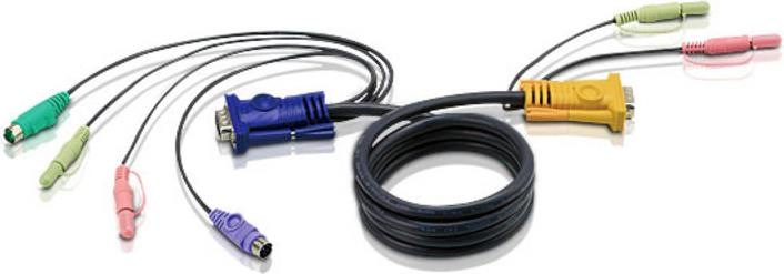 Image du produit Aten Câble KVM PS/2 avec SPHD 3 en 1 et audio