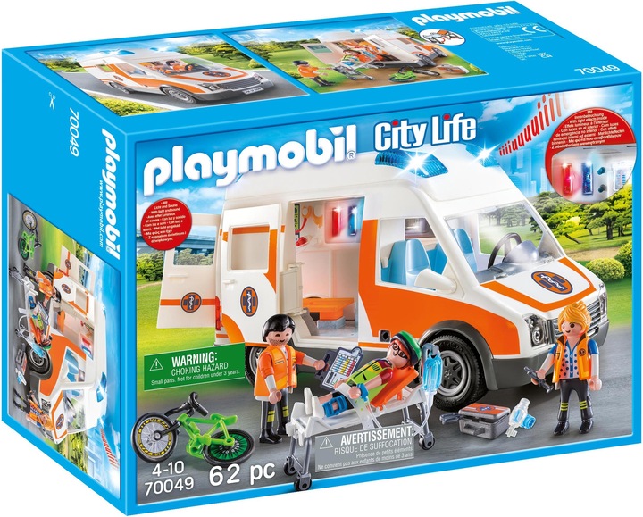 Produktbild Playmobil Rettungswagen (70049, Playmobil City Life)