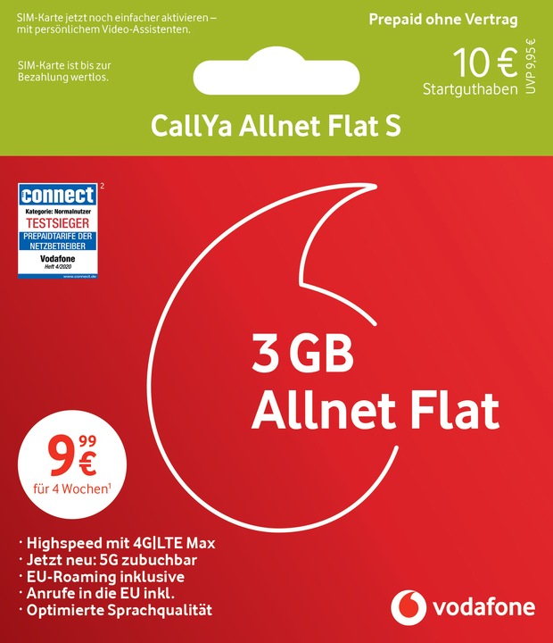 Actual product image Vodafone CallYa Smartphone Special Triple New
