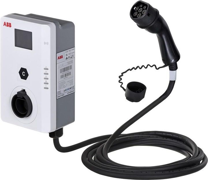 Actual product image ABB Terra AC Wall Charging Station (Type 2, 22 kW, 32 A, Type 2)