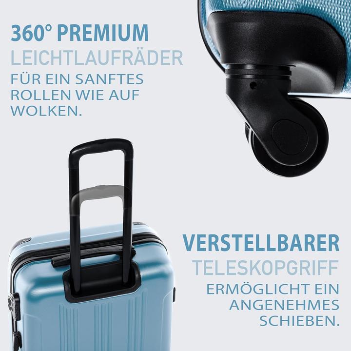 Image du produit Fergé 3-teiliges Hartschalen-Reisekoffer-Set (110 l)