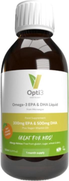 Image du produit Vegetology Opti3 Omega-3 EPA & DHA liquide saveur orange douce (1 pièce(s), Liquide)