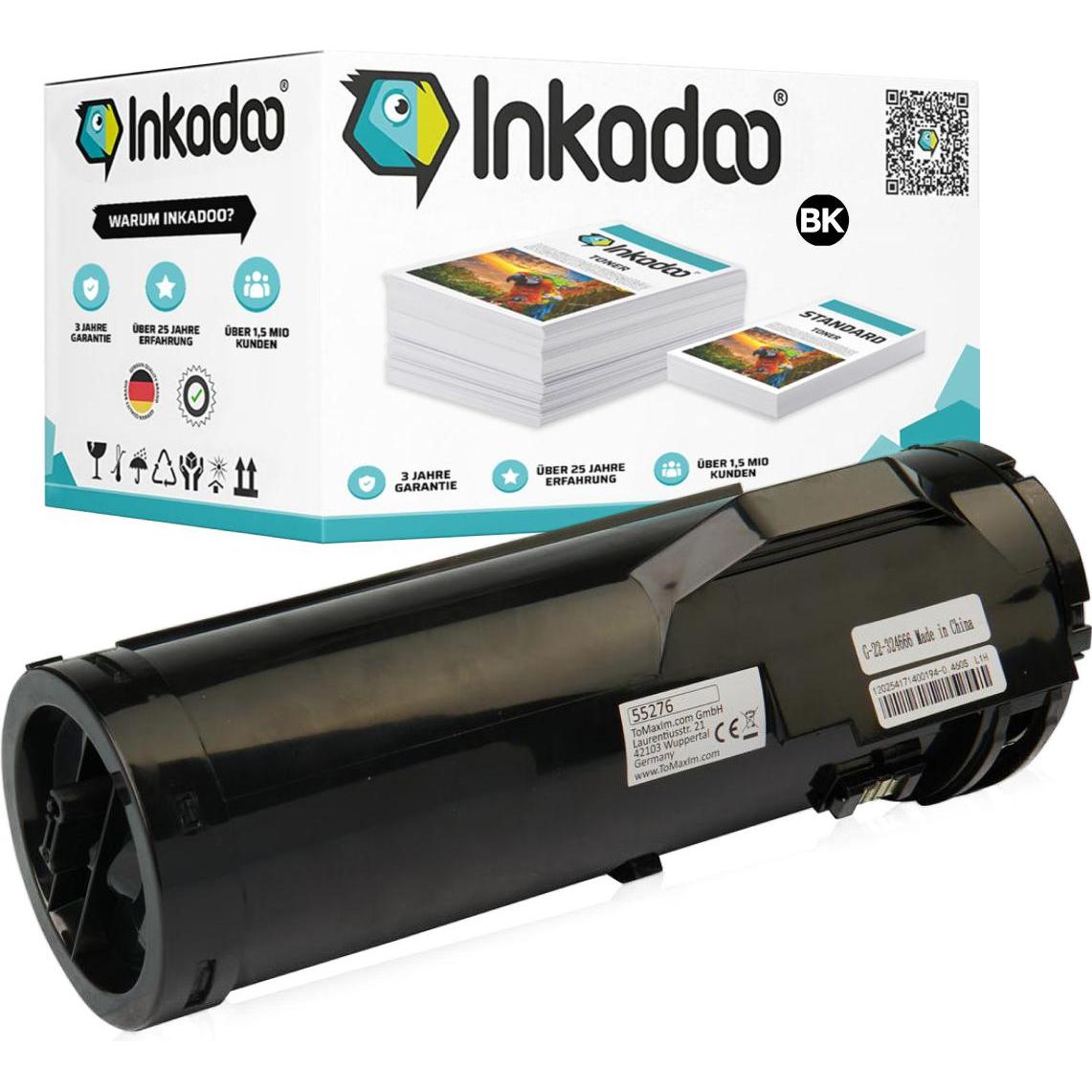 Inkadoo, Toner, Kompatibel Toner für Xerox VersaLink B 405 ZM (BK)