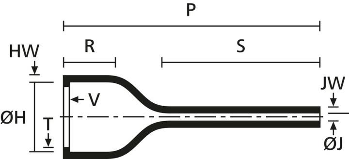 Produktbild HellermannTyton Warmschrumpfformteil