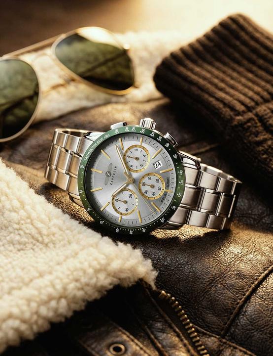 Produktbild Zeppelin New York 8878MB5 Uhr Quarz 42mm (Analoguhr, Chronograph, 42 mm)